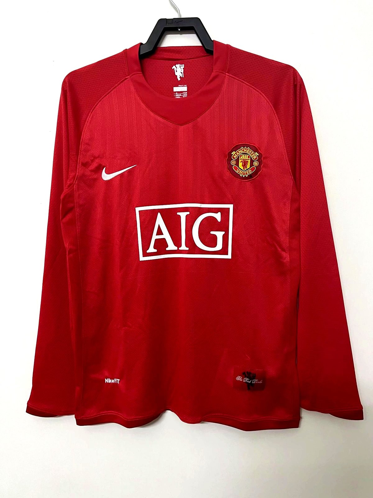 Manchester United 2007/08 Home Retro Football Shirt