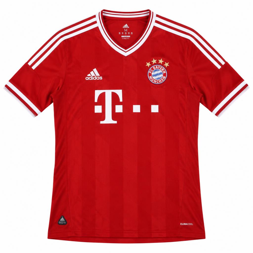 Bayern Munich 2012/13 Home Retro Football Shirt — front view