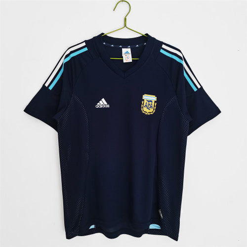 Argentina 2002 Away Retro Football Shirt — front view
