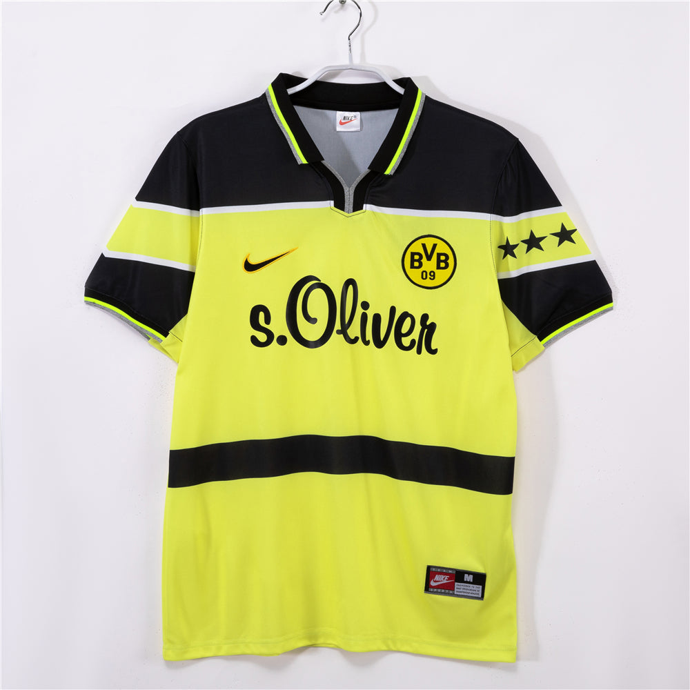 Borussia Dortmund 1997/98 Home Retro Football Shirt