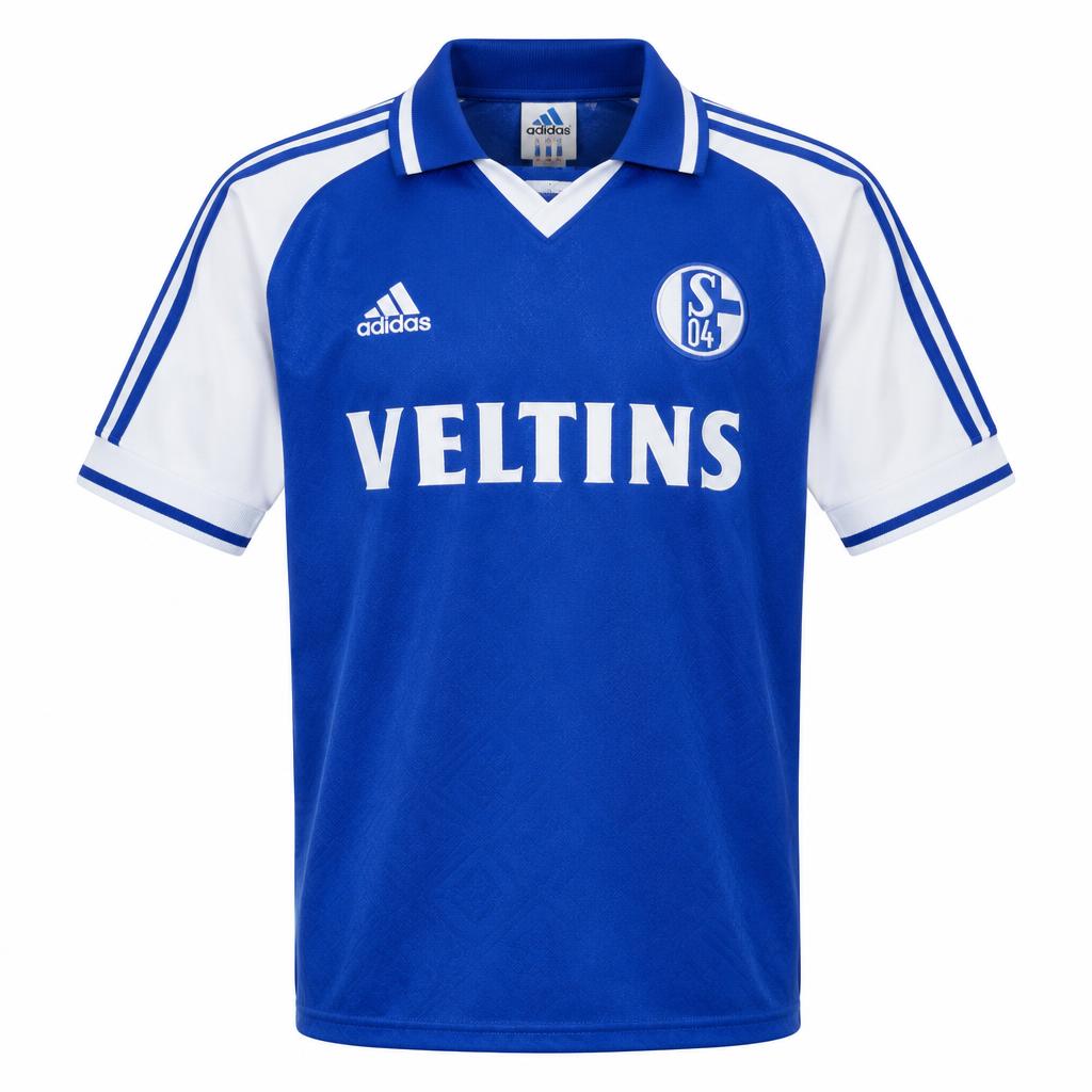 Schalke 1996/97 Home Retro Football Shirt