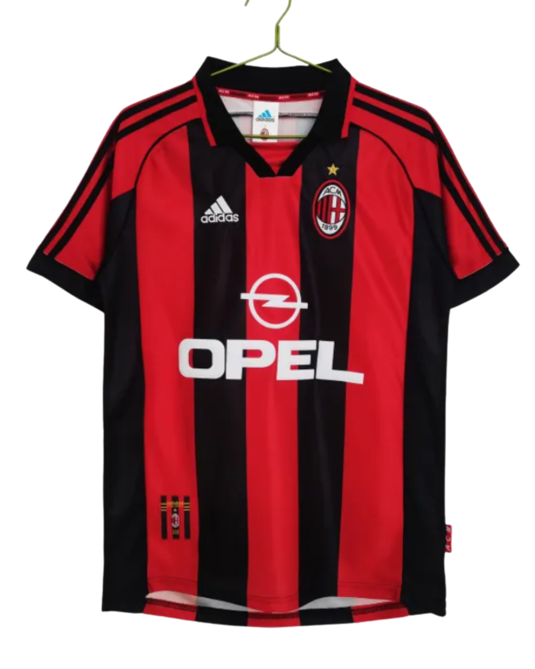 AC Milan 1998/99 Home Retro Football Shirt — front view