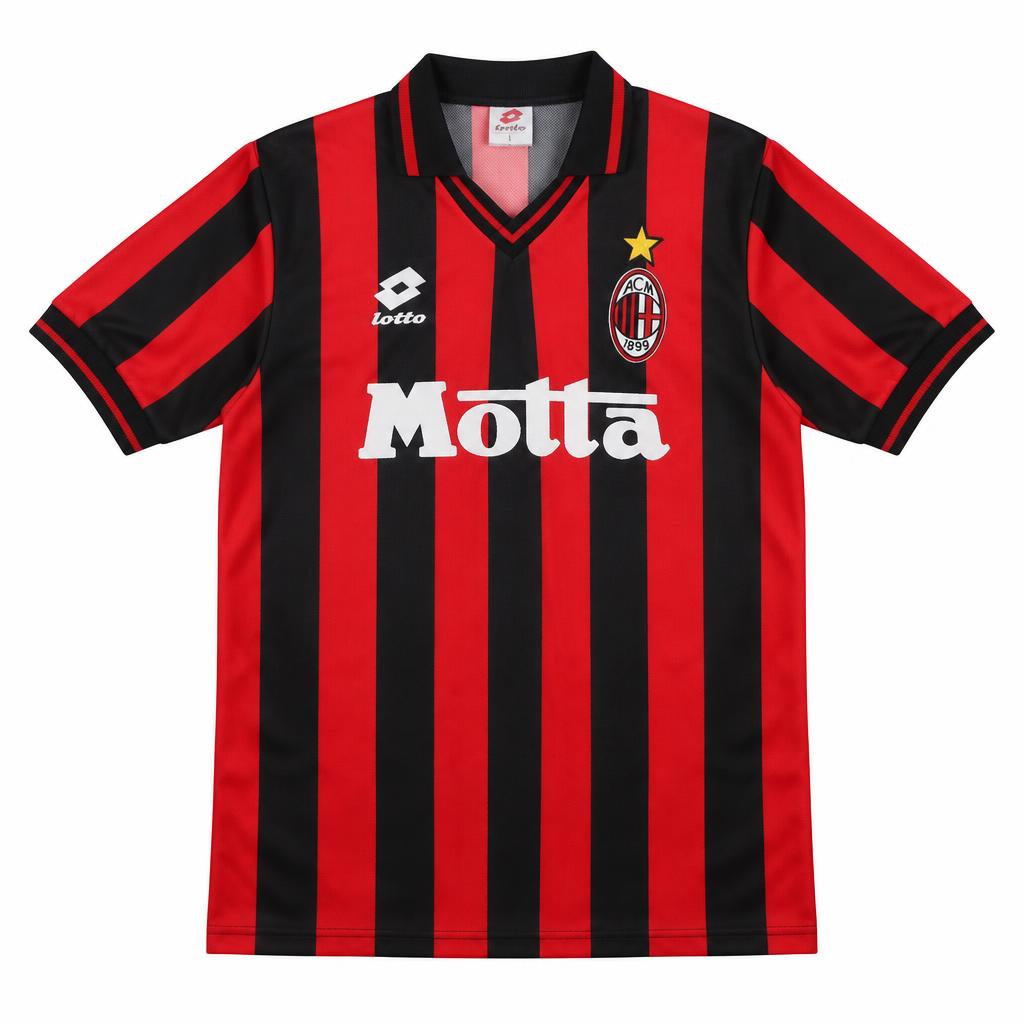AC Milan 1988/89 Home Retro Football Shirt — front view
