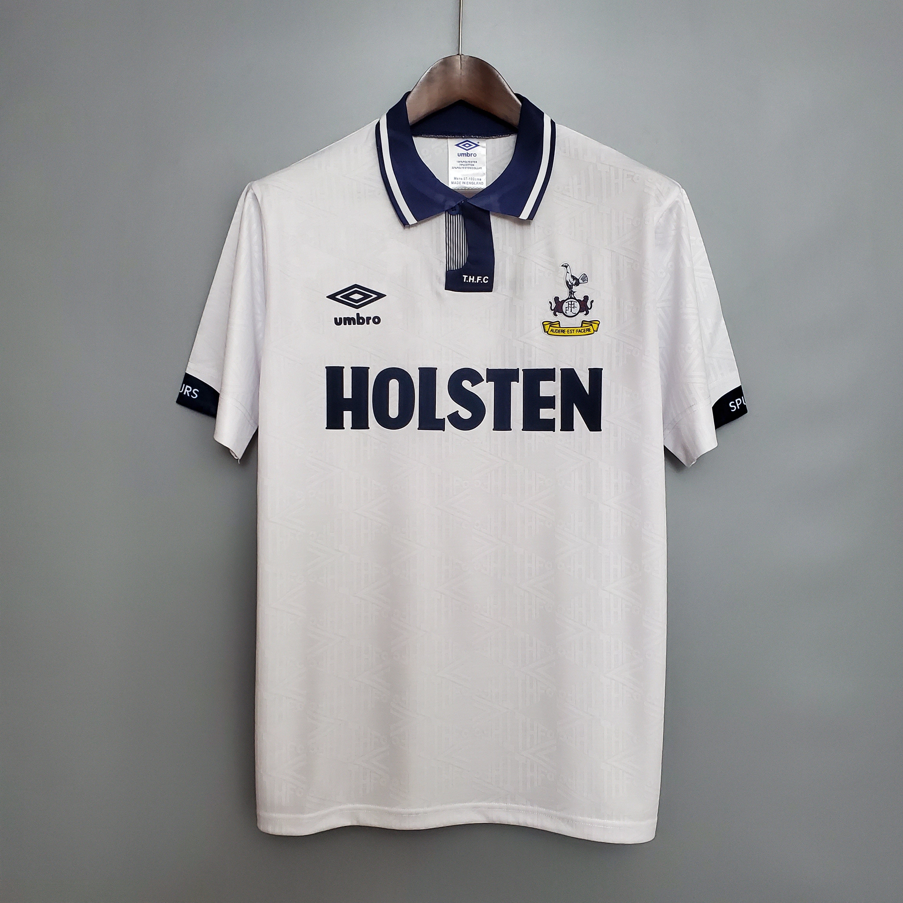 Tottenham 1991/93 Home Retro Football Shirt — front view
