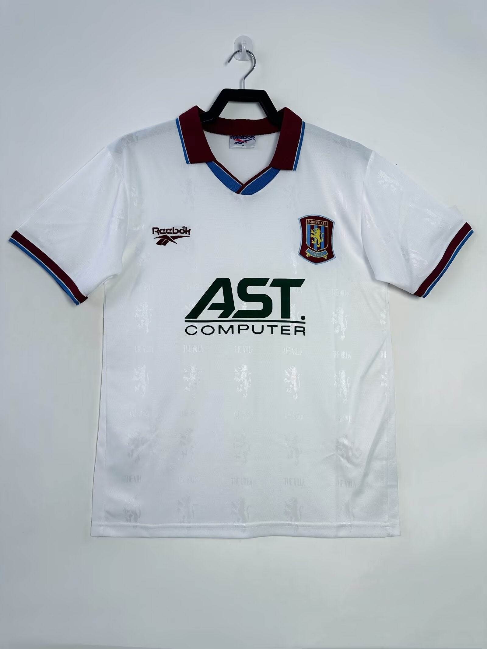 Aston Villa 1996/98 Away Retro Football Shirt — front view