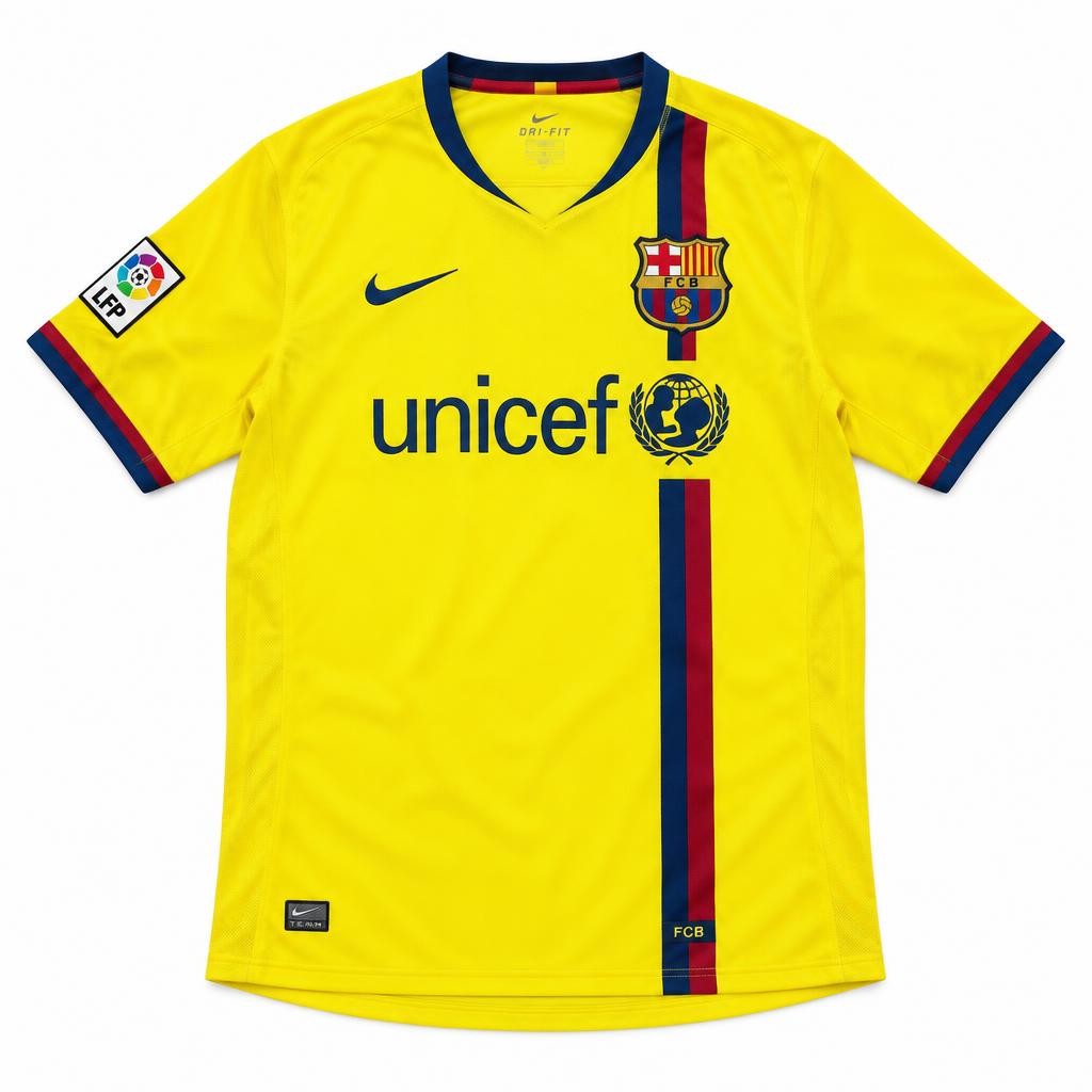 Barcelona 2005/06 Away Retro Football Shirt — front view