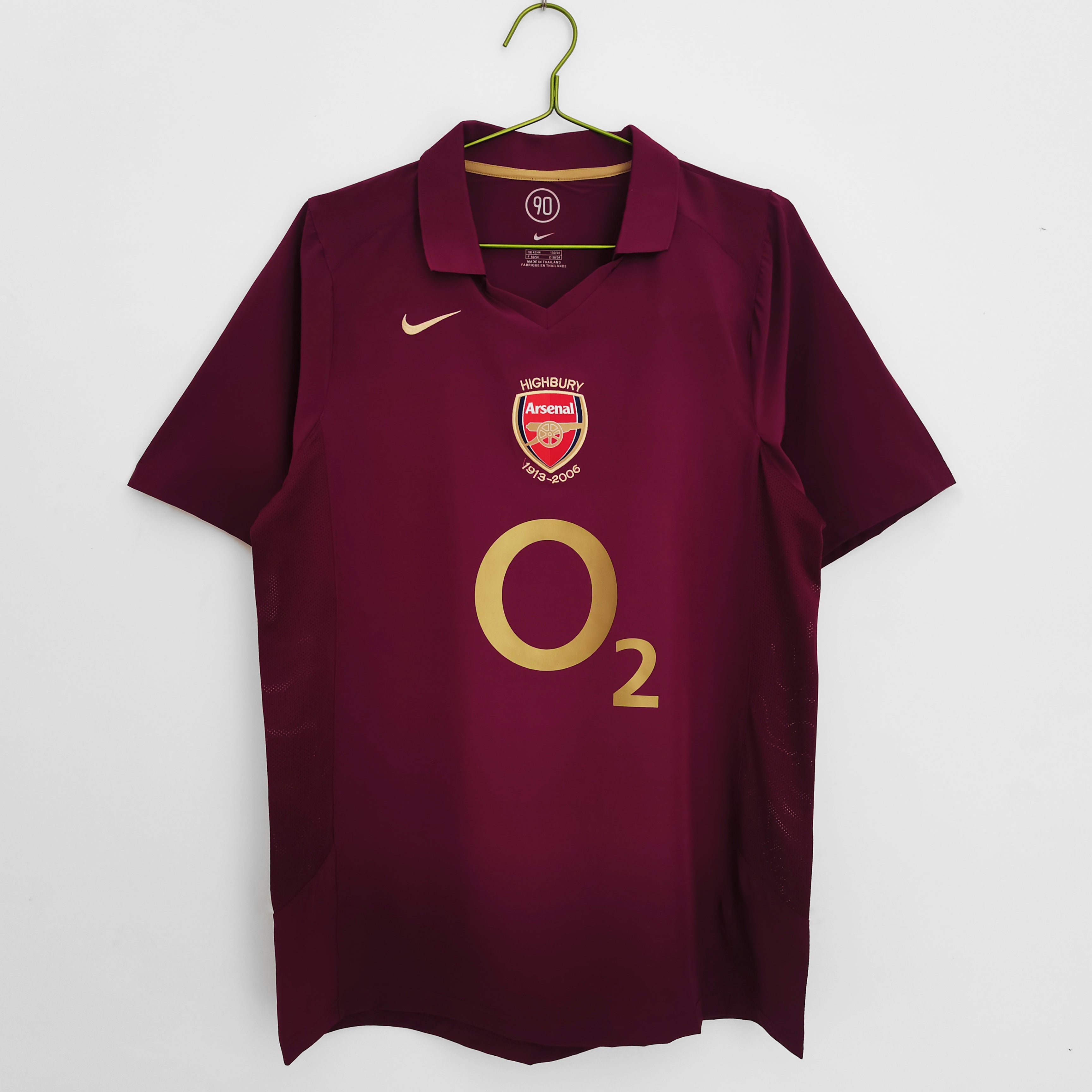 Arsenal 2005/06 Home Retro Football Shirt — front view