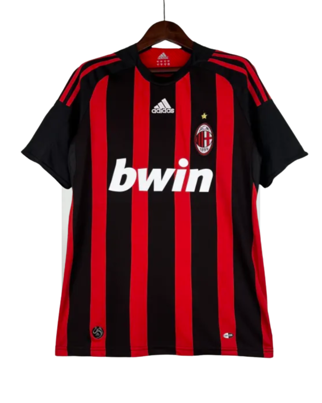 AC Milan 2008/09 Home Retro Football Shirt — front view