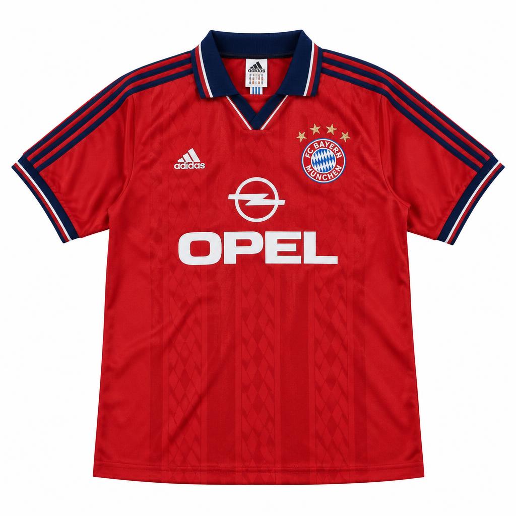 Bayern Munich 1998/99 Home Retro Football Shirt — front view