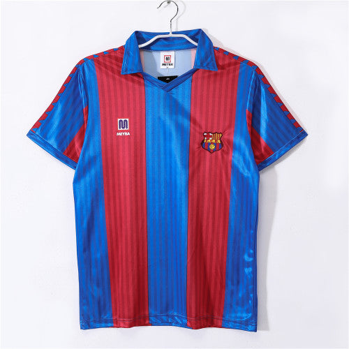 Barcelona 1989/92 Home Retro Football Shirt — front view