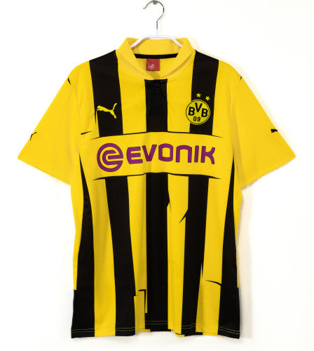 Borussia Dortmund 2012/13 Home Retro Football Shirt — front view