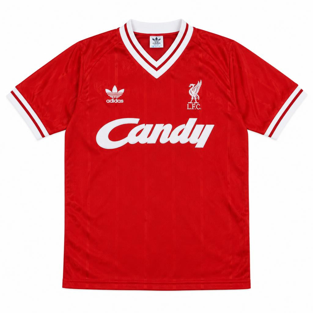 Liverpool 1989/90 Home Retro Football Shirt — front view