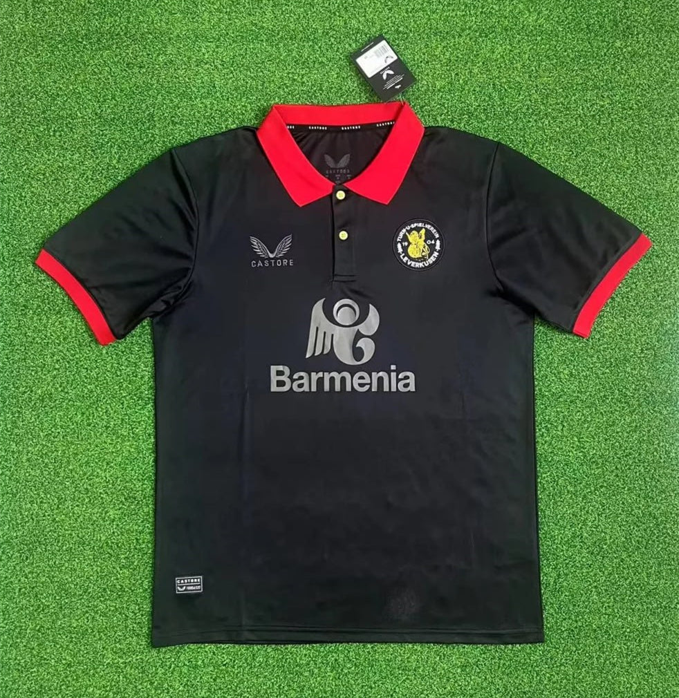 Bayer Leverkusen 120th Anniversary Retro Football Shirt — front view