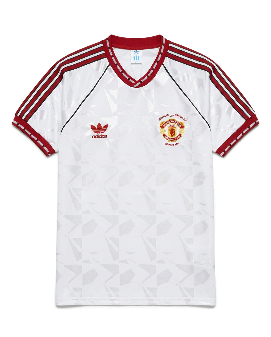 Manchester United 1990/91 Third Retro Football Shirt — front view