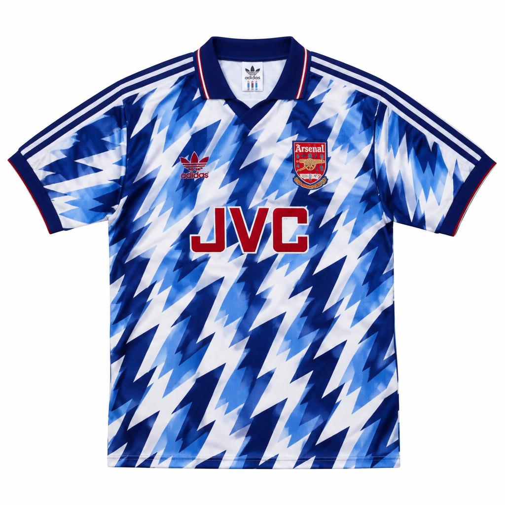 Arsenal 1995/96 Away Retro Football Shirt — front view
