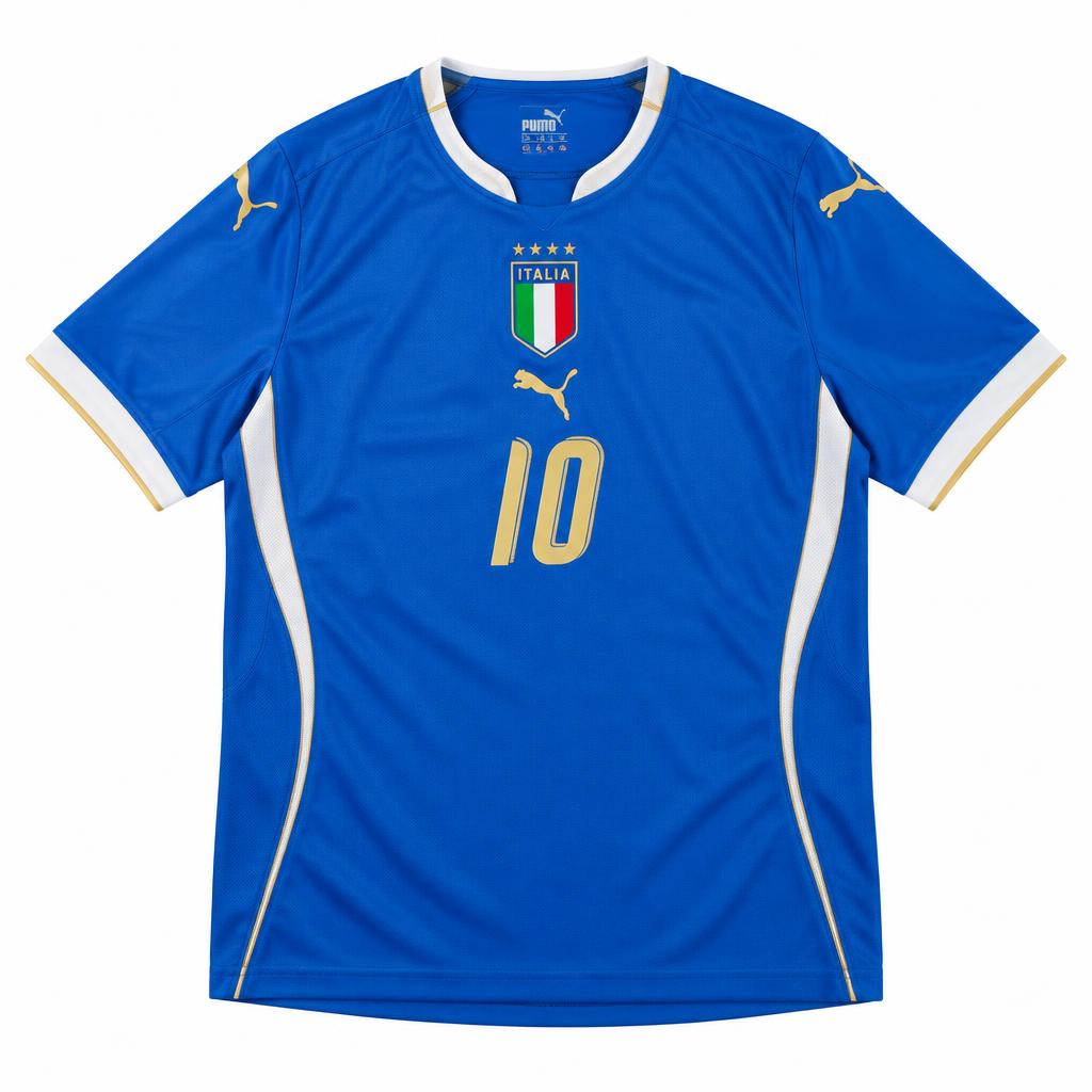 Italy 2006 Home Retro Football Shirt — front view