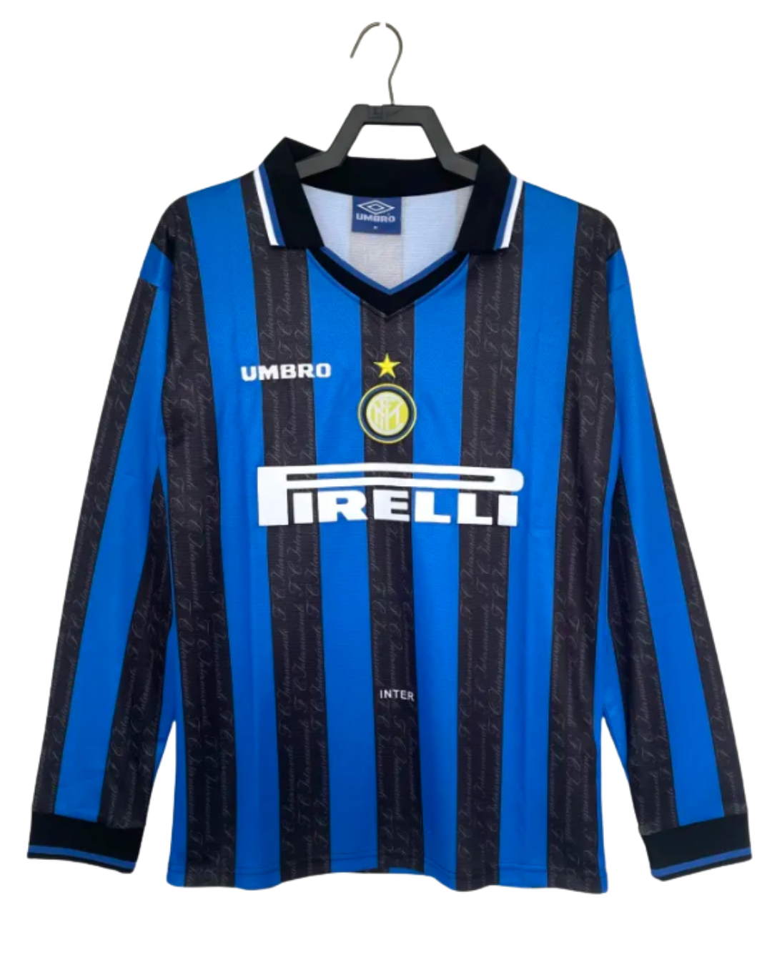 Inter Milan 1997/98 Home Retro Football Shirt — front view