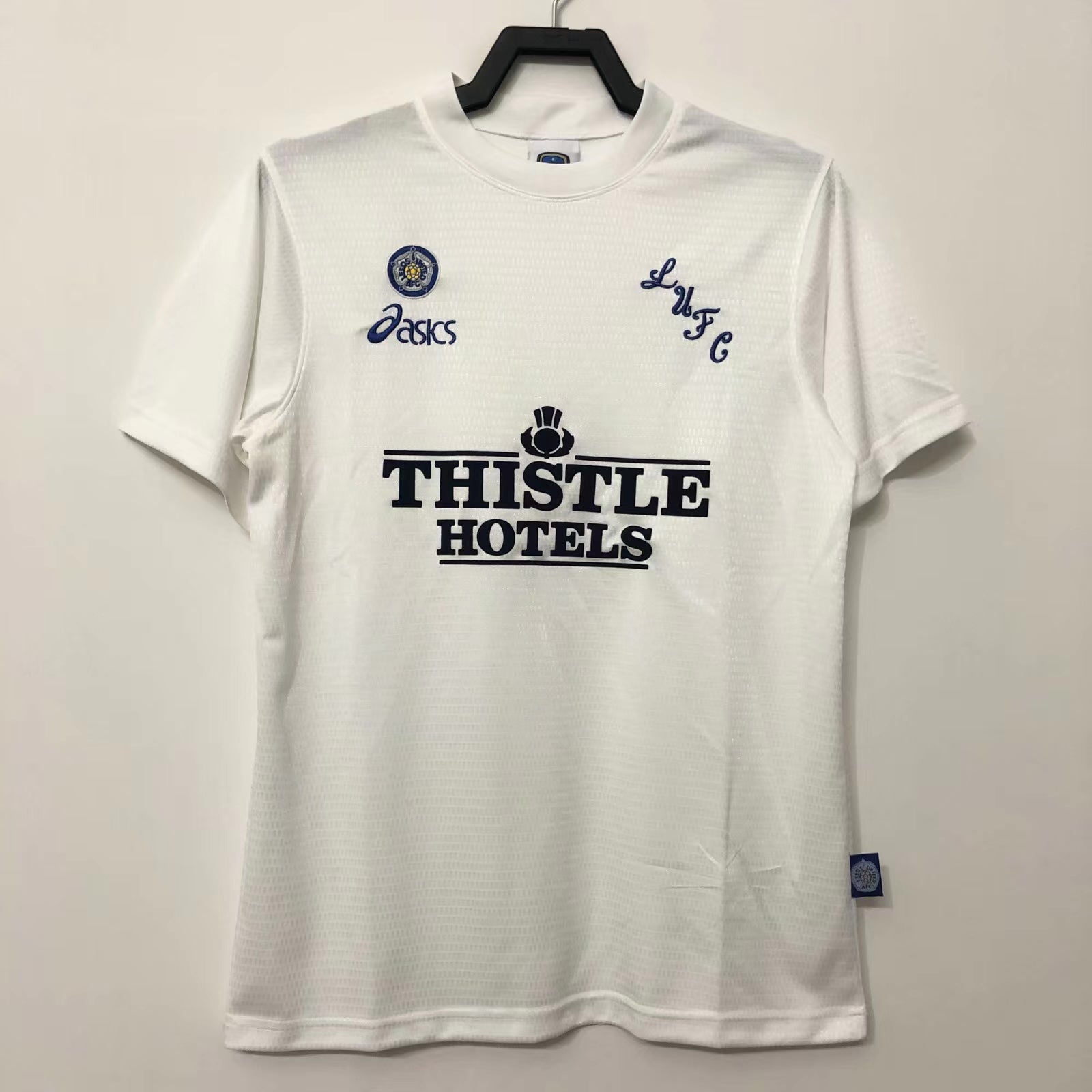 Leeds United 1995/96 Home Retro Football Shirt — front view