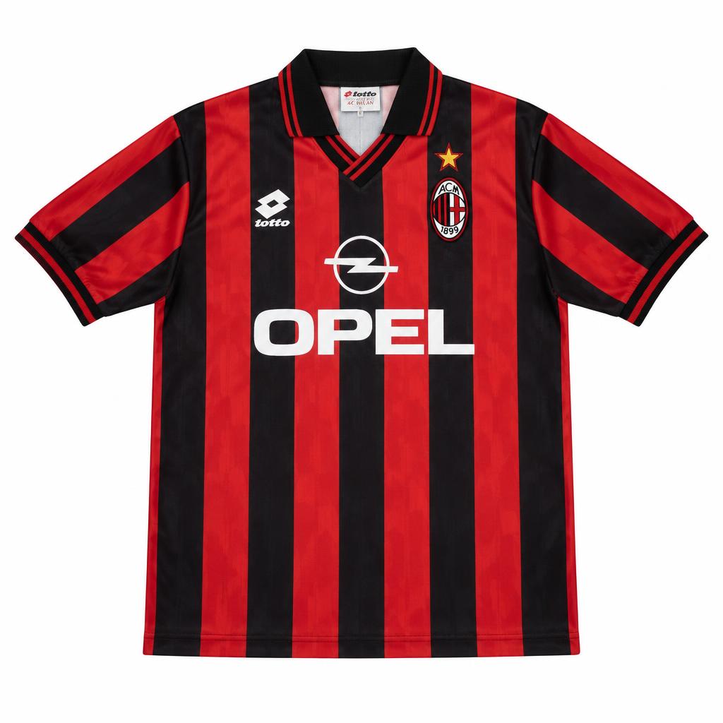 AC Milan 1993/94 Home Retro Football Shirt — front view