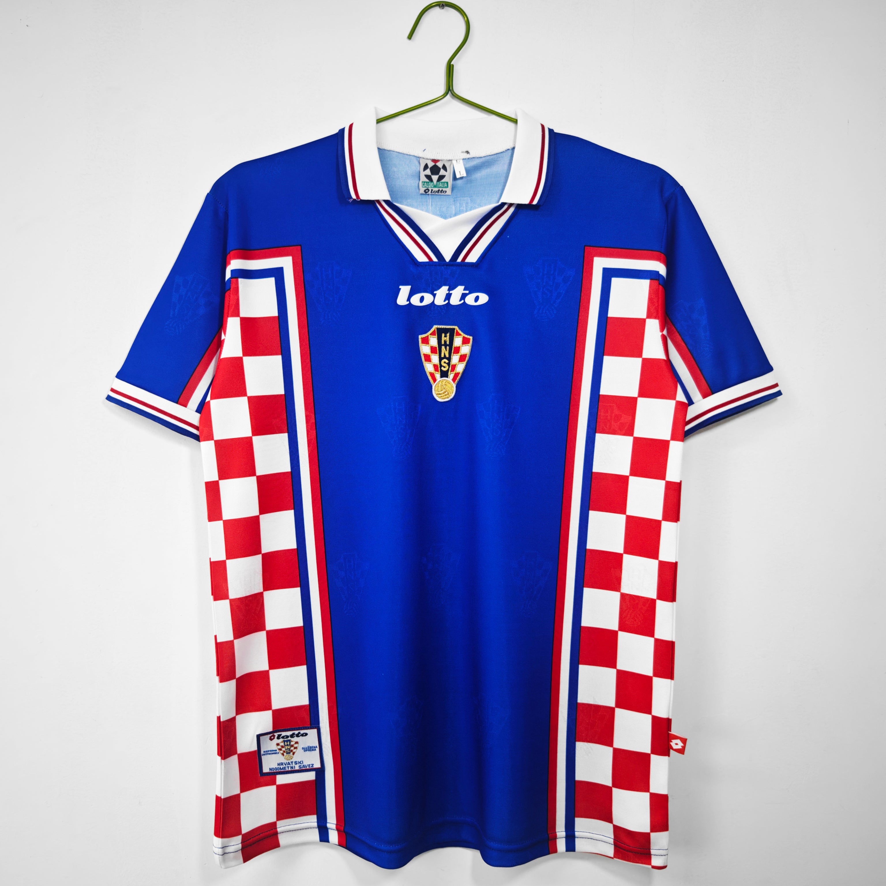Atletico Madrid 1995/96 Home Retro Football Shirt — front view