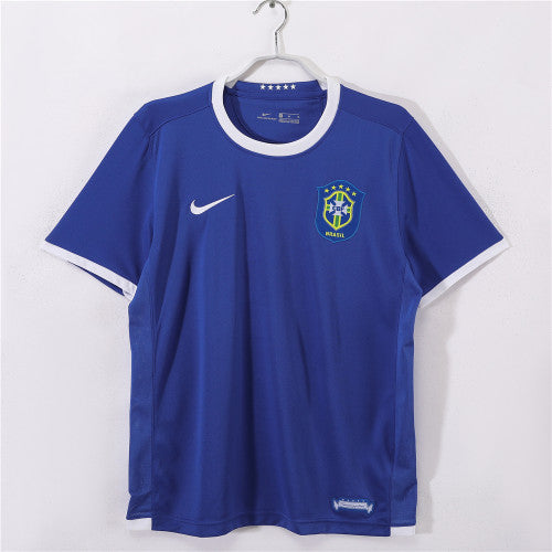 Brazil 2006 Away Retro Football Shirt — front view