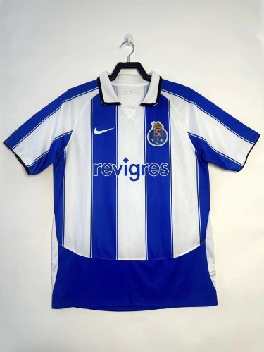 FC Porto 2003/04 Home Retro Football Shirt — front view