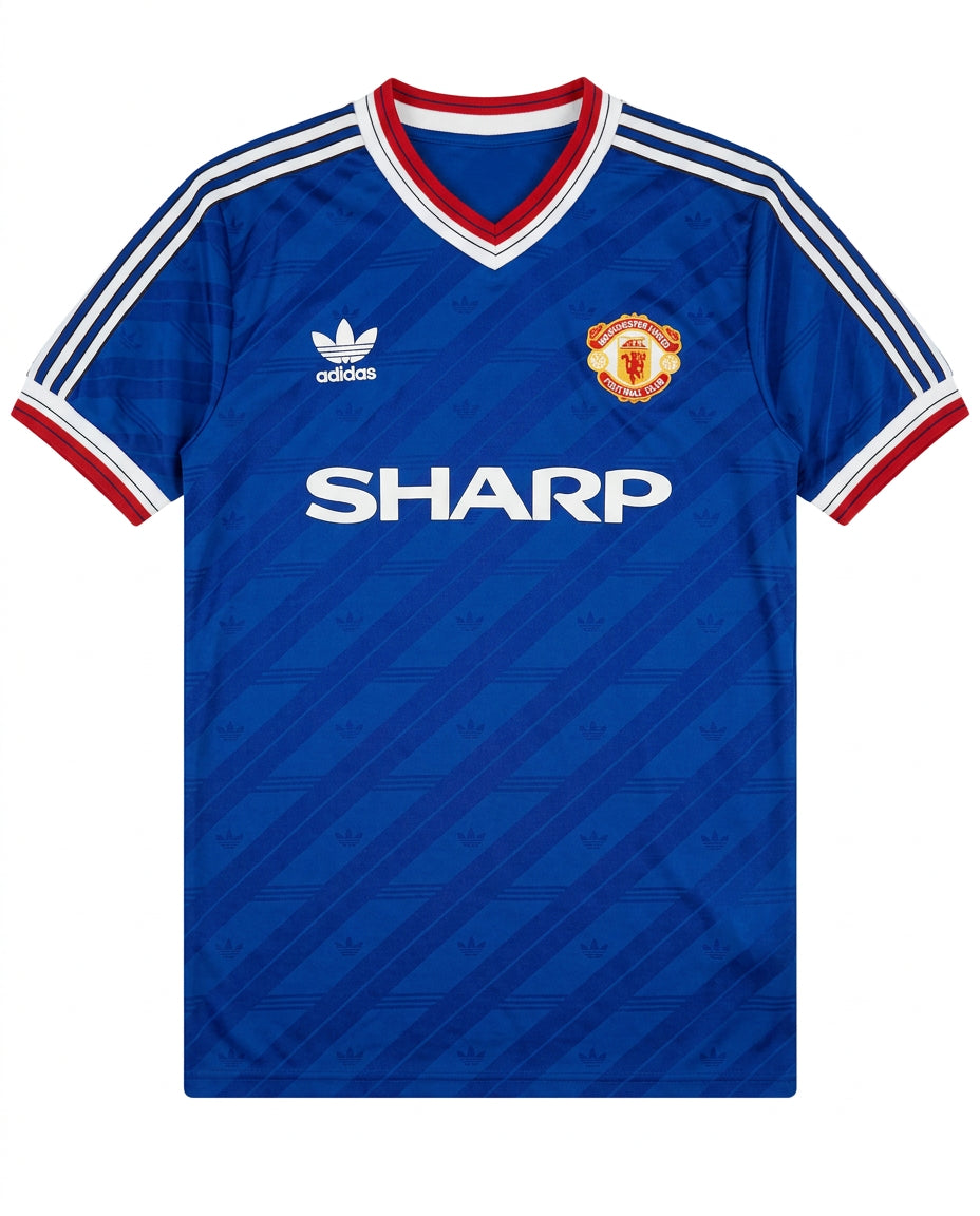 Manchester United 1986/87 Third Retro Football Shirt — front view