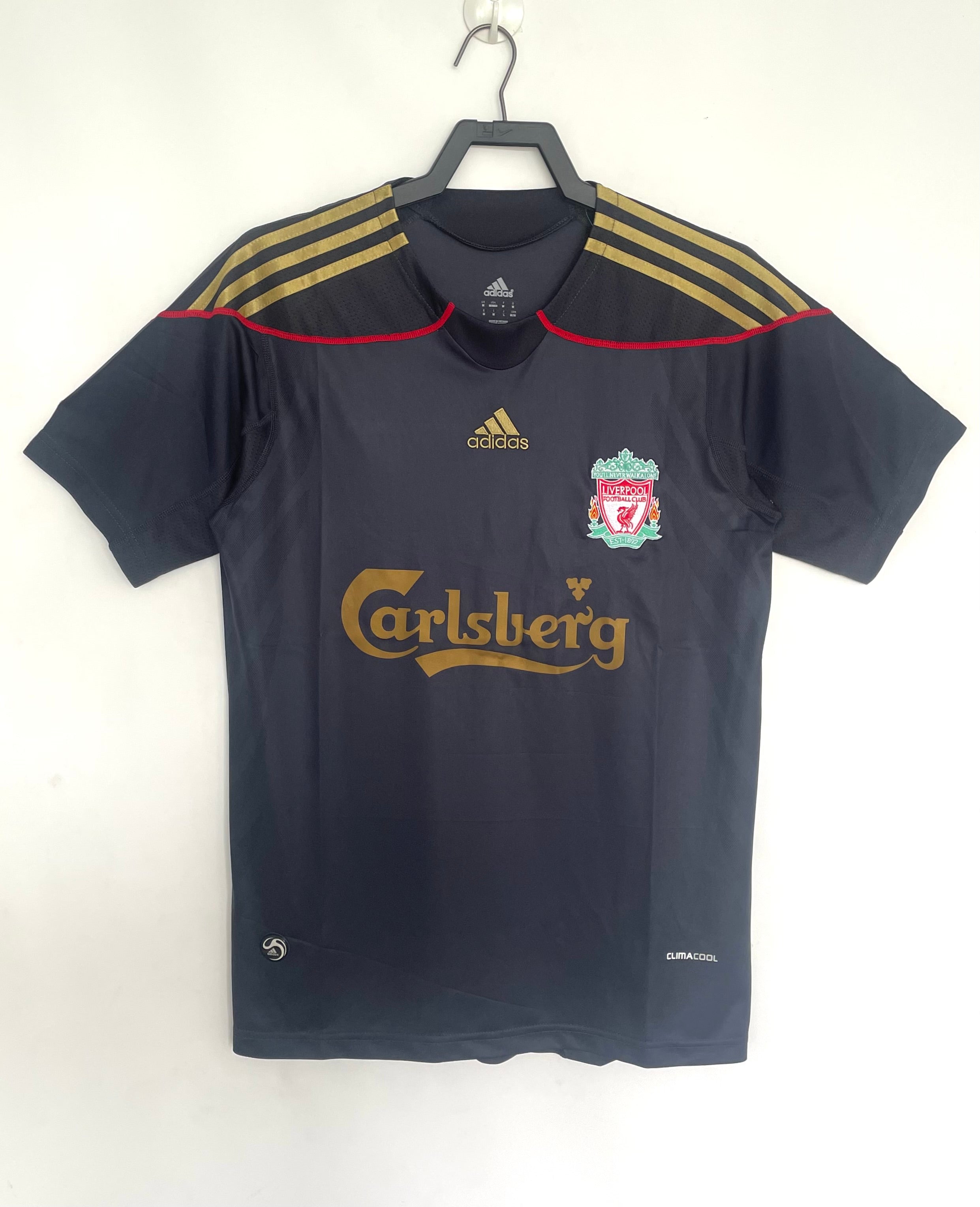 Liverpool 2009/10 Away Retro Football Shirt — front view