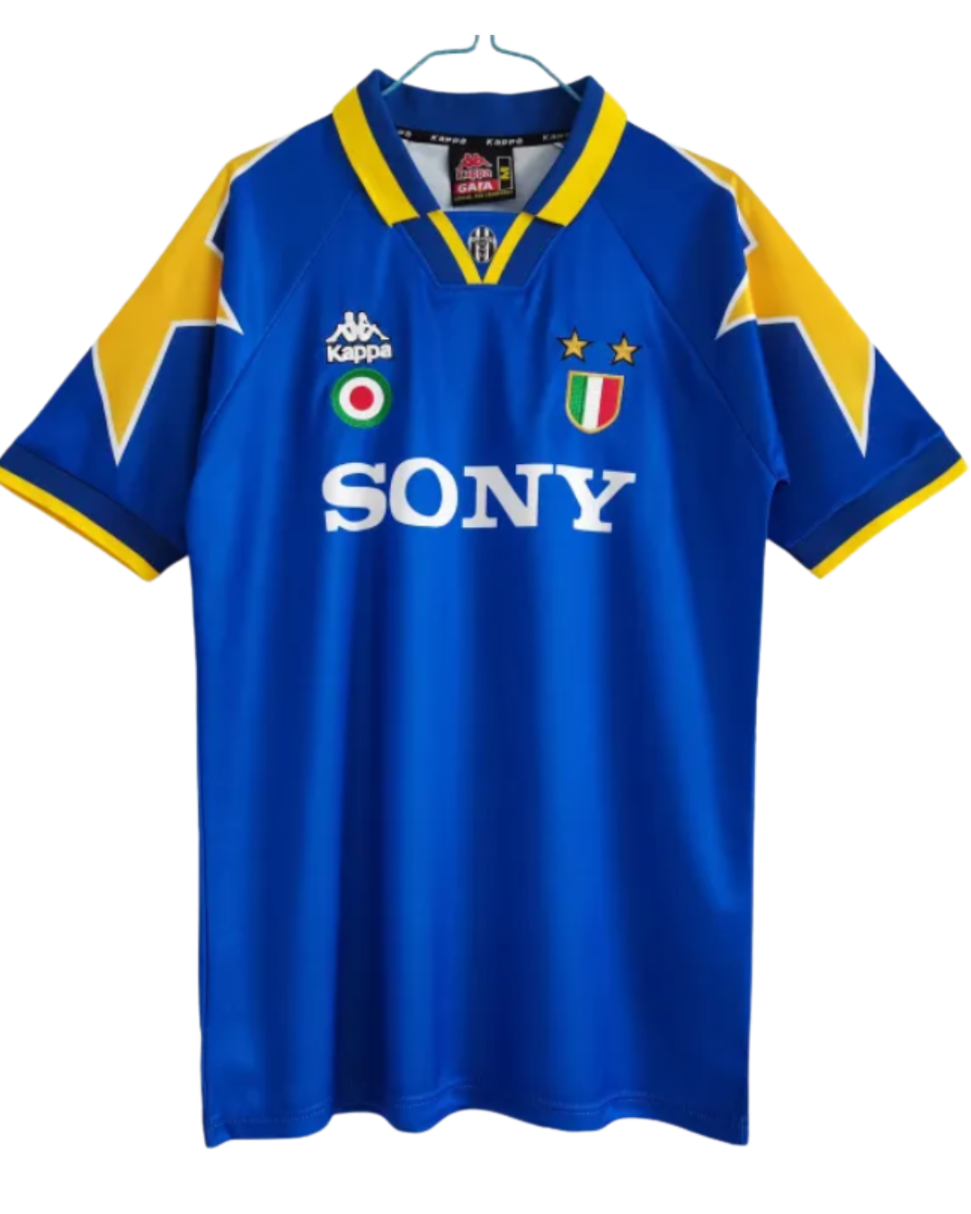 Juventus 1995/96 Away Retro Football Shirt — front view