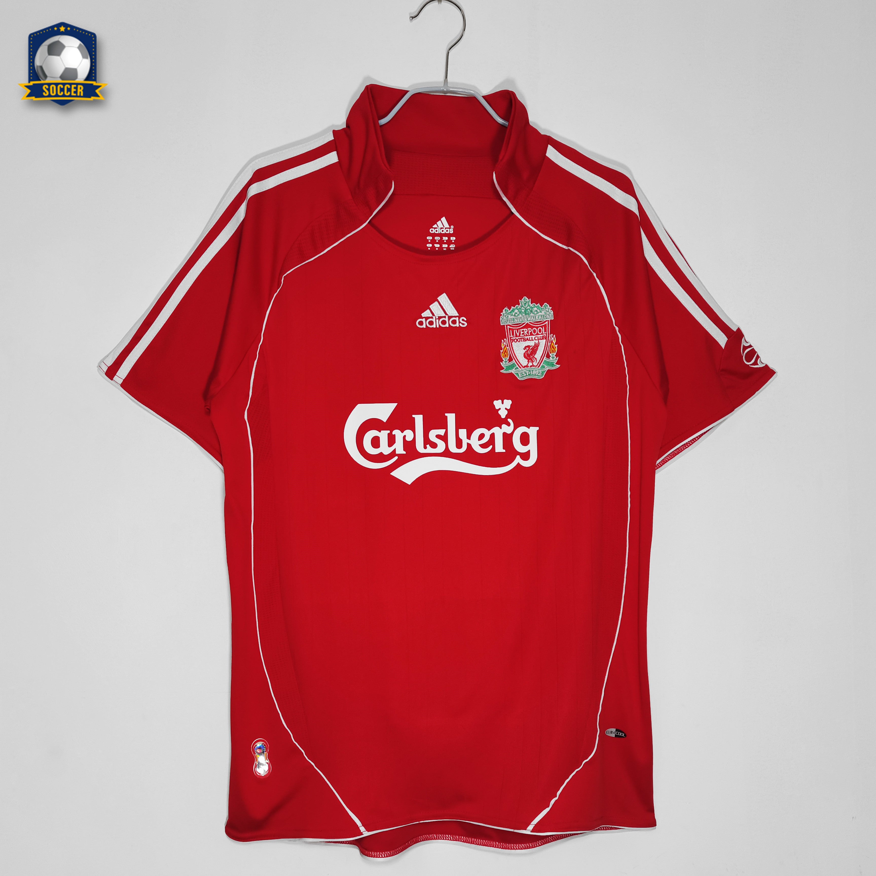 Liverpool 2006/08 Home Retro Football Shirt — front view