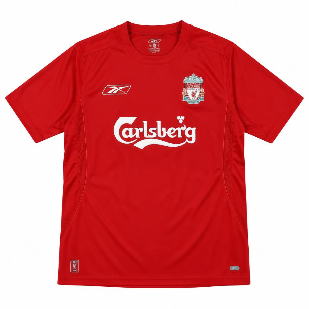 Liverpool 2005/06 Home Retro Football Shirt — front view
