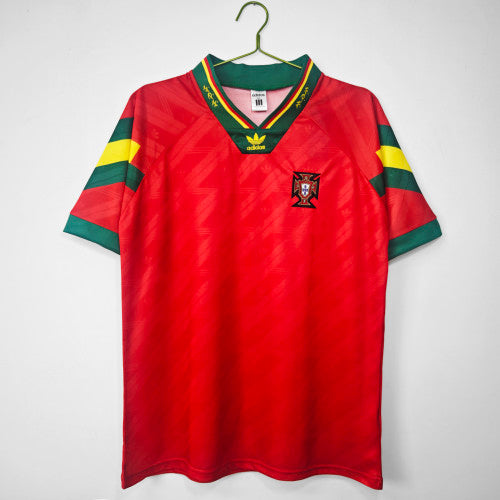 Portugal 1993 Home Retro Football Shirt — front view