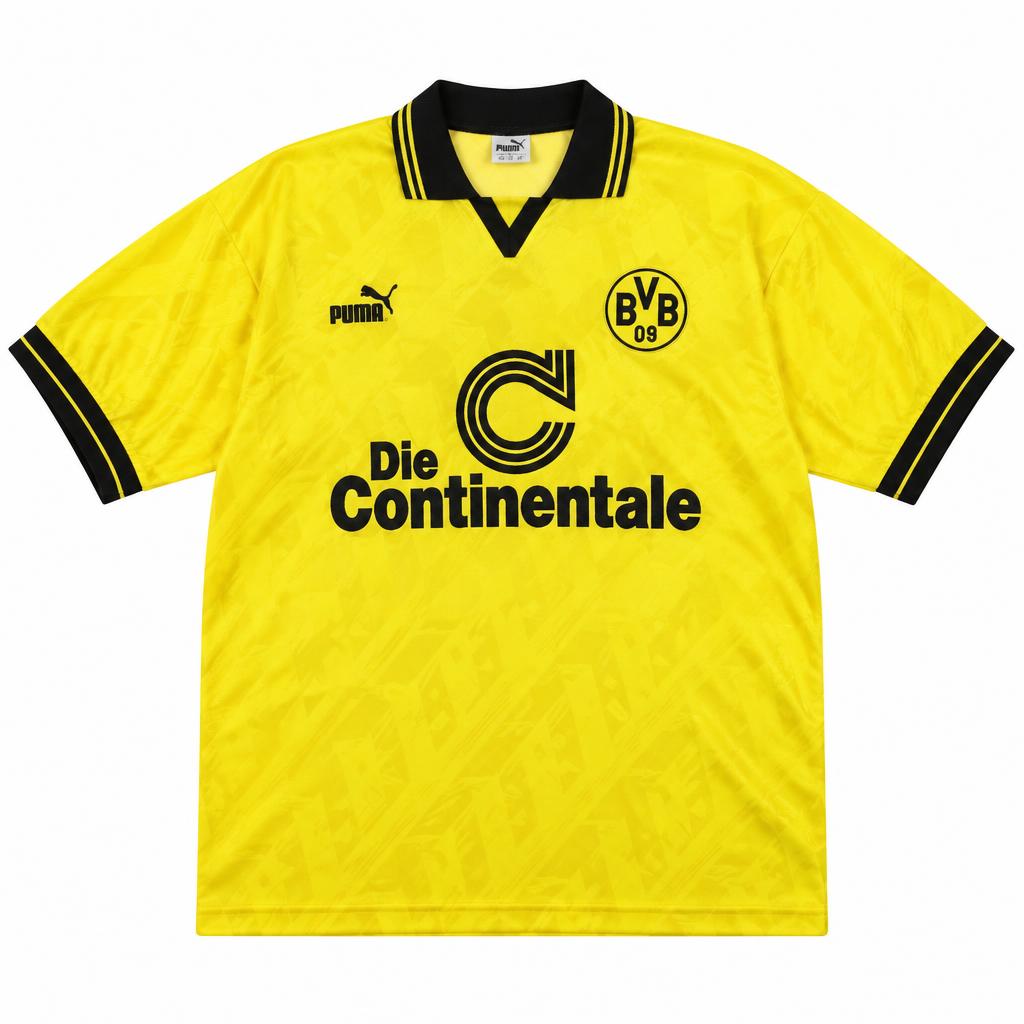 Borussia Dortmund 1994/95 Home Retro Football Shirt — front view