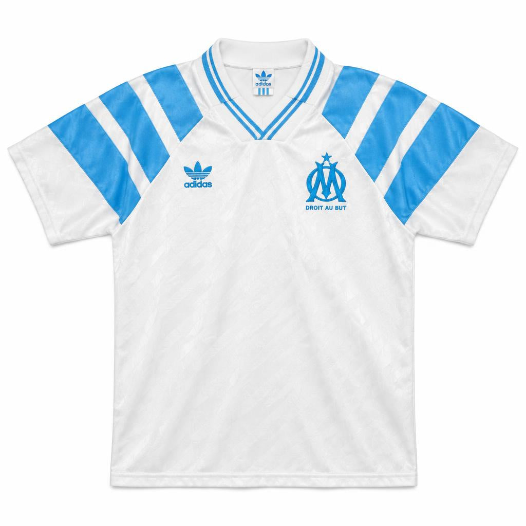 Marseille 1992/93 Home Retro Football Shirt — front view