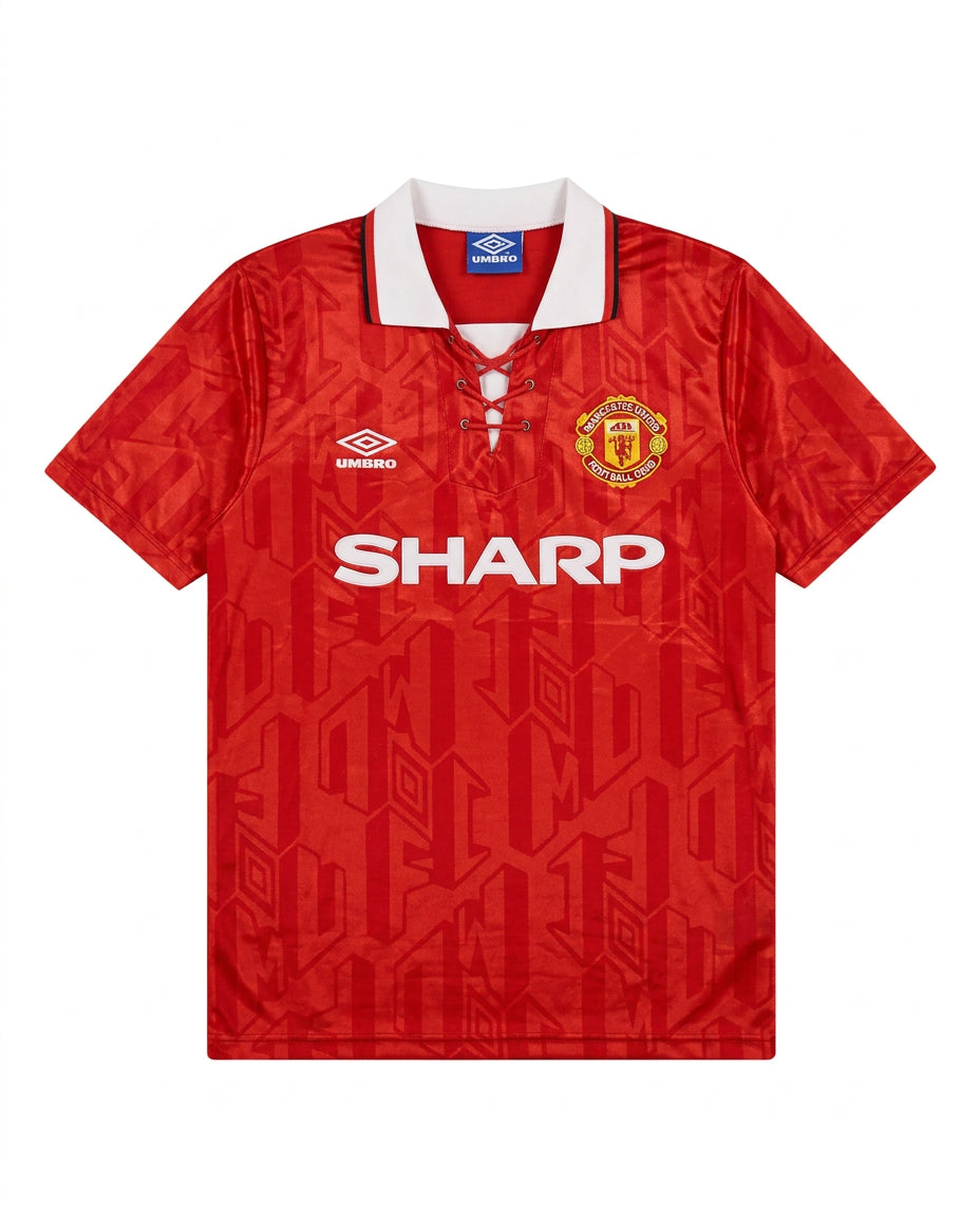 Manchester United 1992/94 Home Retro Football Shirt — front view