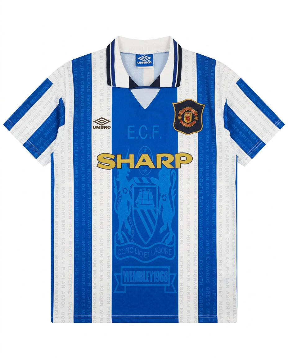 Manchester United 1994/96 Third Retro Football Shirt — front view